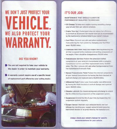 Click here to view the full version of our warranty!